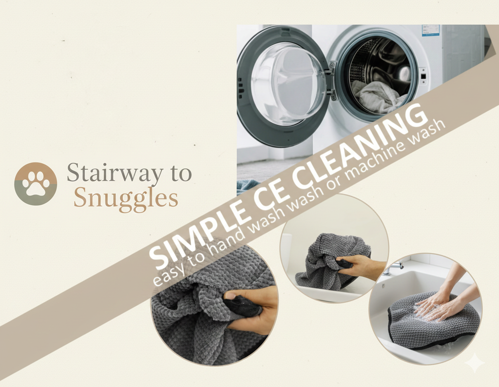 Curved Dog Stairs Ramp for your senior dog or for your little furry friend.