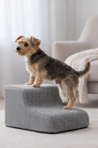 Curved Dog Stairs Ramp for your senior dog or for your little furry friend.